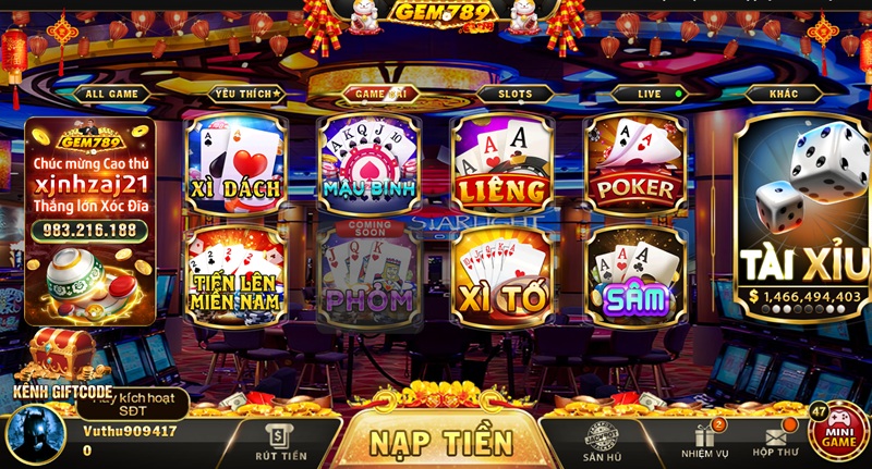 Chơi game bài truyền thống tại Gem789 Gem789
